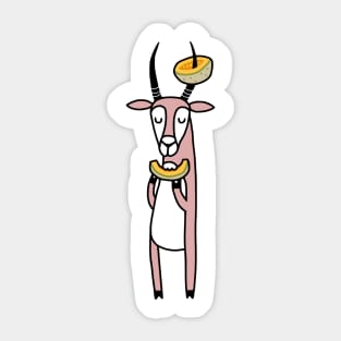 Antelope Love Cantaloupe Sticker